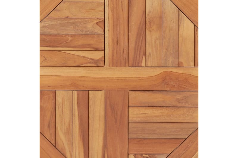 Rund Bordplade 2,5 cm 60 cm Massivt Teaktræ - Brun - Møbler - Borde - Bordtilbehør - Bordplade