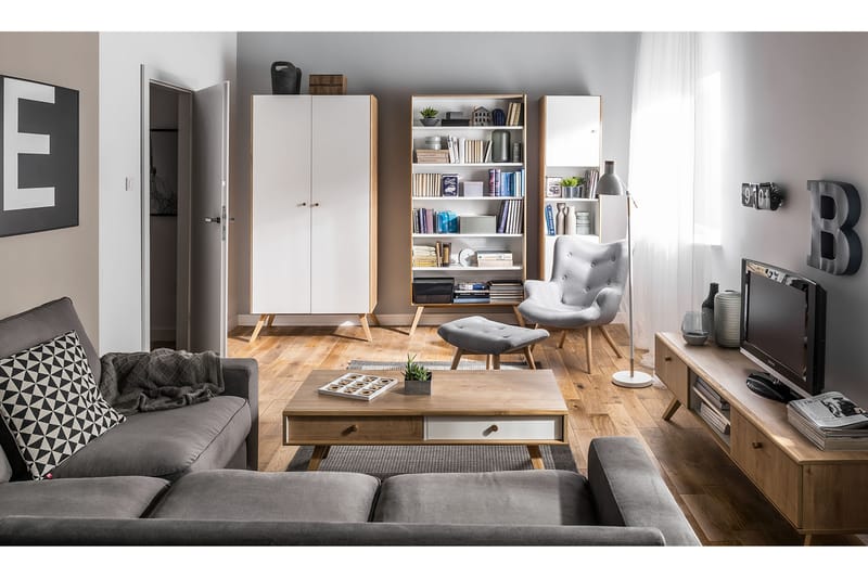 Nature Skuffe til Sofabord Hvid - VOX - Møbler - Borde - Bordtilbehør