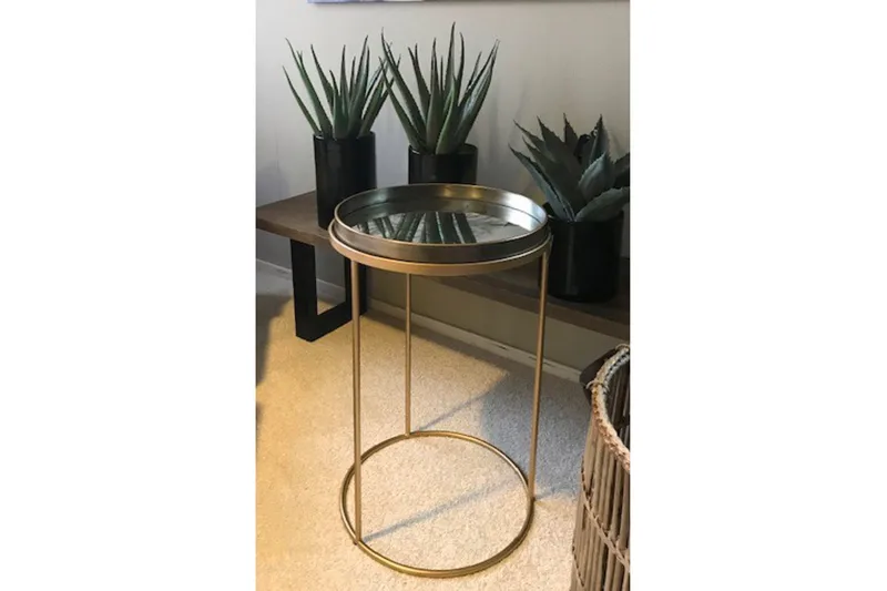 Wardens Bordstander Kaffe Sofabord 47 cm - Guld - Møbler - Borde - Bordtilbehør - Stel bord