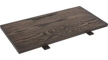 Tillægsplade Åsmark 100x50 cm - Mørkebrun - Møbler - Borde - Bordtilbehør - Tillægsplade