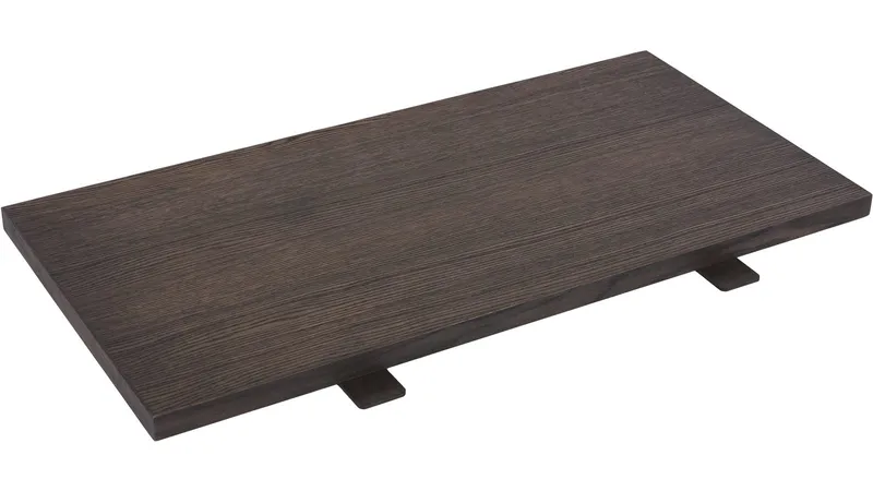 Tillægsplade Åsmark 100x50 cm - Mørkebrun - Møbler - Borde - Bordtilbehør - Tillægsplade