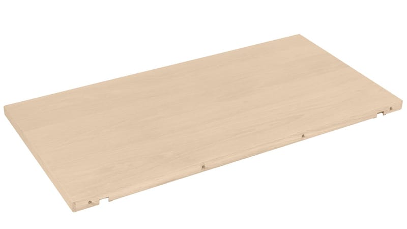 Tillægsplade Sälvik 50x100 cm, Hvidpigmenteret eg