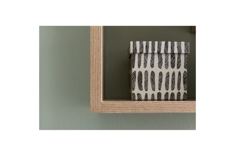 Vægmonteret Bogreol 15 cm i Eg - Beige - Opbevaring - Hylder & Reoler - Bogreol