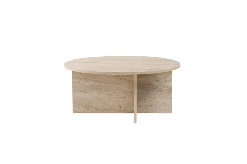 Boro Sofabord 90 cm, Beige