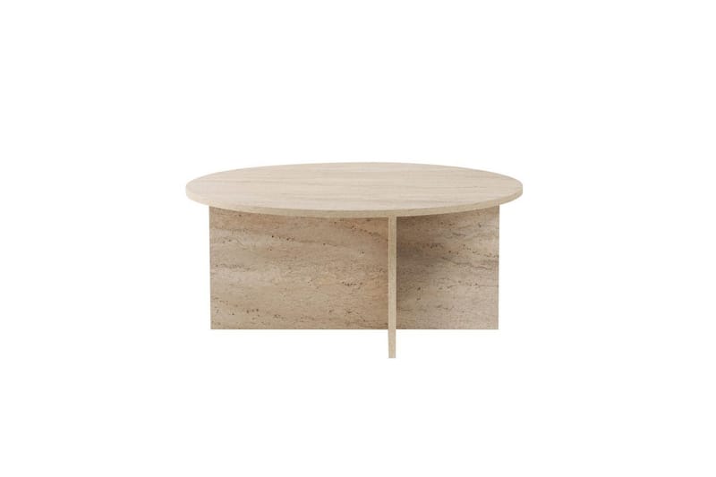 Boro Sofabord 90 cm - Beige - Møbler - Borde - Sofabord