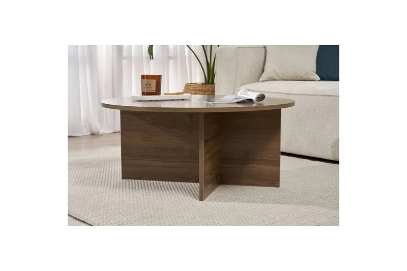 Boro Sofabord 90 cm - Brun - Møbler - Borde - Sofabord