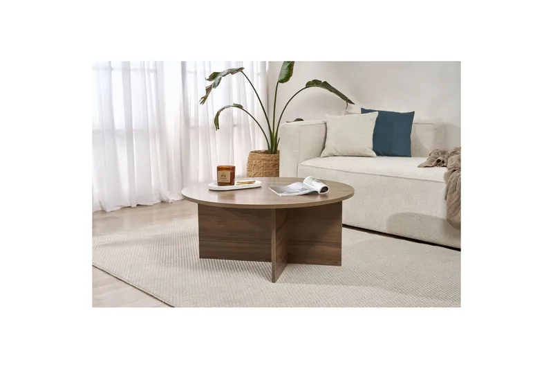 Boro Sofabord 90 cm - Brun - Møbler - Borde - Sofabord