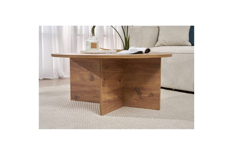 Boro Sofabord 90 cm - Natur - Møbler - Borde - Sofabord