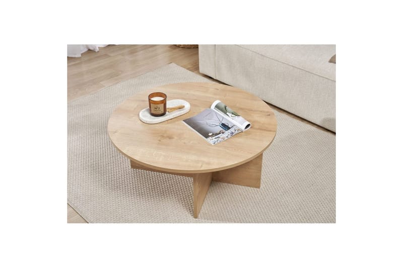 Boro Sofabord 90 cm - Natur - Møbler - Borde - Sofabord