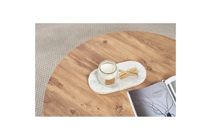 Boro Sofabord 90 cm - Natur - Møbler - Borde - Sofabord