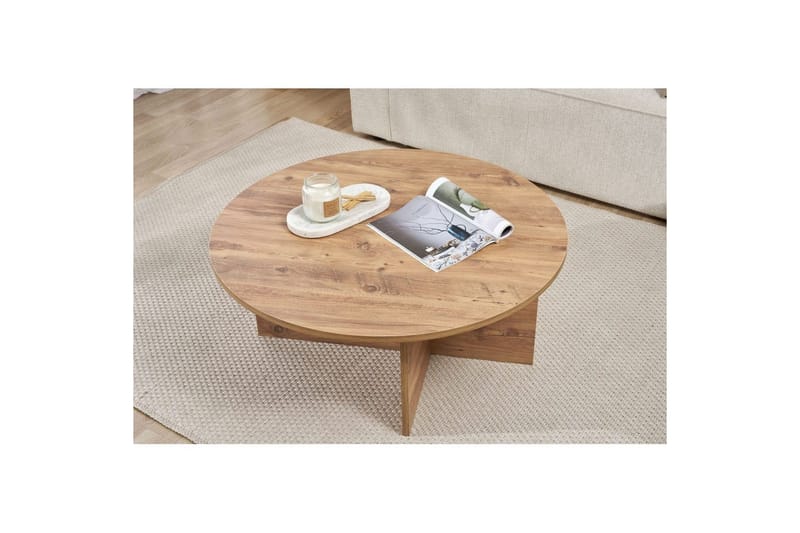 Boro Sofabord 90 cm - Natur - Møbler - Borde - Sofabord