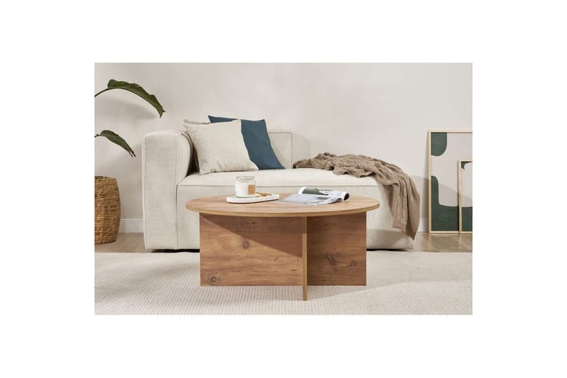 Boro Sofabord 90 cm - Natur - Møbler - Borde - Sofabord