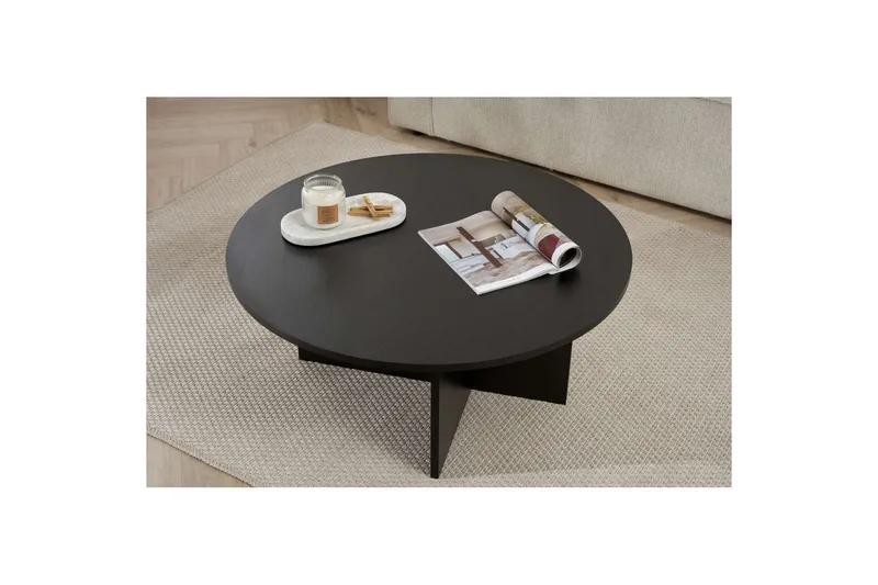 Boro Sofabord 90 cm - Sort - Møbler - Borde - Sofabord