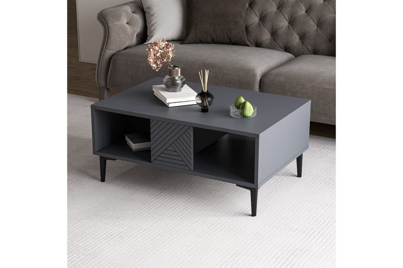 Botswana Sofabord 90 cm - Antracit - Møbler - Borde - Sofabord