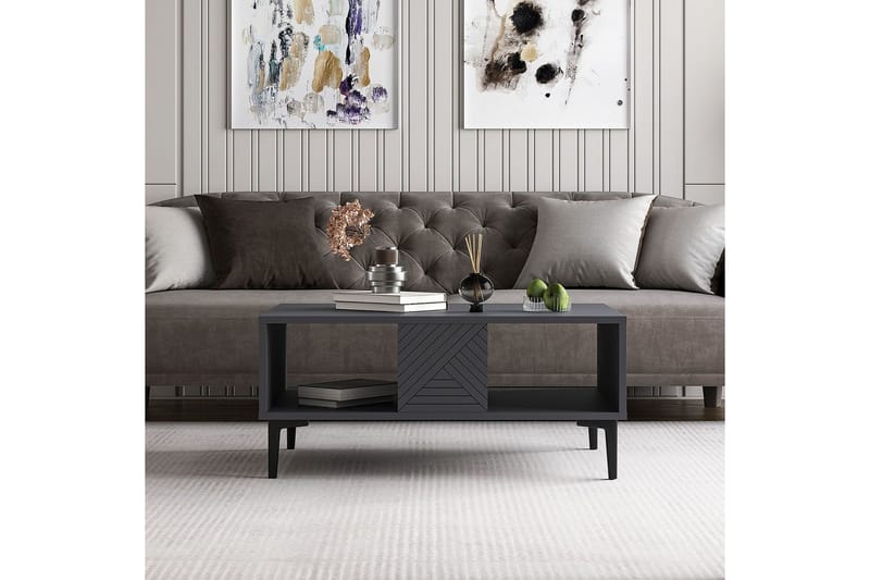Botswana Sofabord 90 cm - Antracit - Møbler - Borde - Sofabord