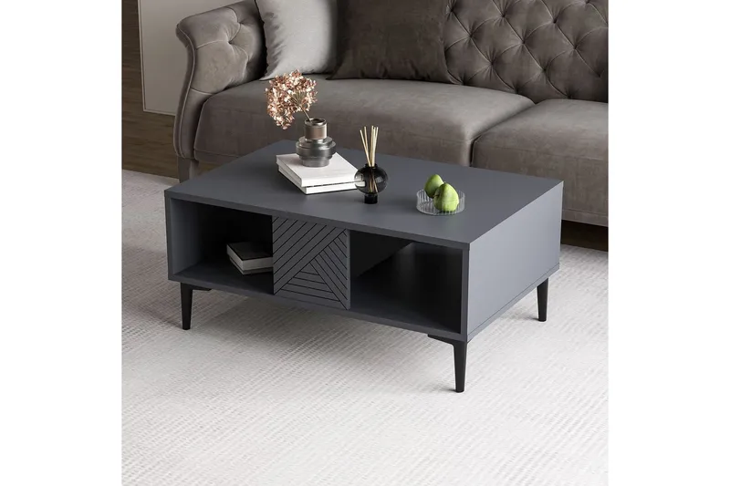 Botswana Sofabord 90 cm - Antracit - Møbler - Borde - Sofabord