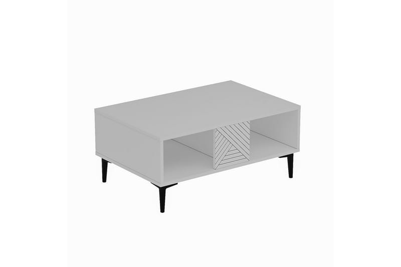 Botswana Sofabord 90 cm, Hvid