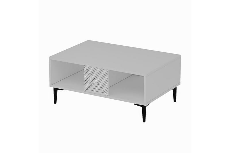 Botswana Sofabord 90 cm - Hvid - Møbler - Borde - Sofabord