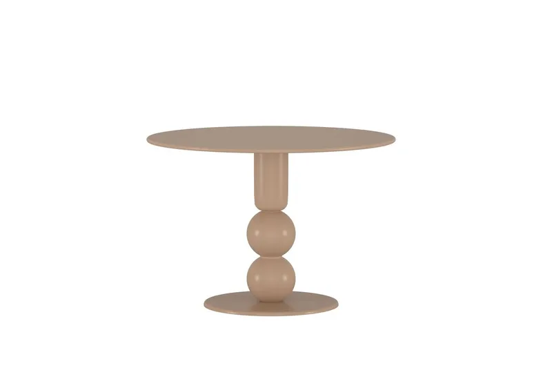 Boule rundt spisebord 110 cm - Beige - Møbler - Borde - Spisebord og køkkenbord