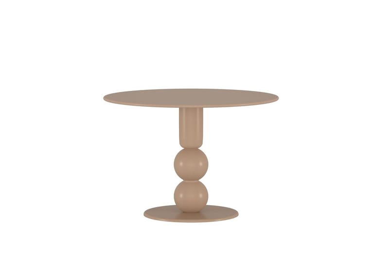 Boule Rundt Spisebord 110 cm i Træ - Beige - Møbler - Borde - Spisebord og køkkenbord