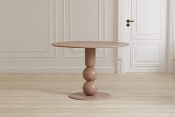 Boule Rundt Spisebord 110 cm i Træ - Beige - Møbler - Borde - Spisebord og køkkenbord