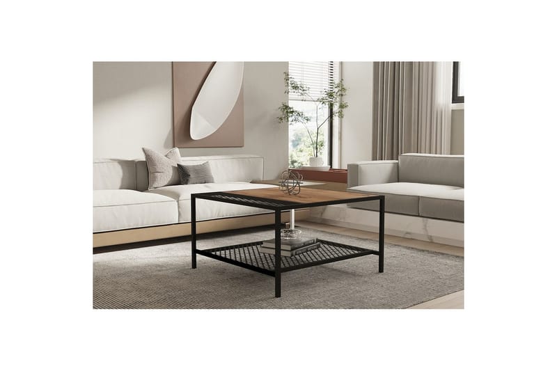 Brightmere Sofabord 80 cm - Brun/Sort - Møbler - Borde - Sofabord