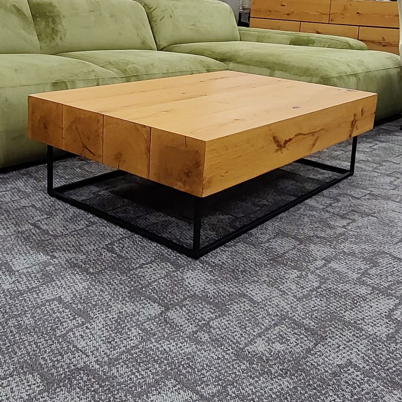 Bronte Sofabord 120 cm i Eg - Brun|Sort - Møbler - Borde - Sofabord