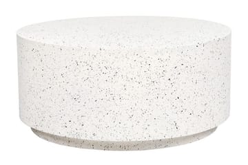 Bruder Sofabord 90 cm Rund - Hvid - Møbler - Borde - Sofabord
