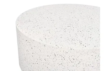 Bruder Sofabord 90 cm Rund - Hvid - Møbler - Borde - Sofabord