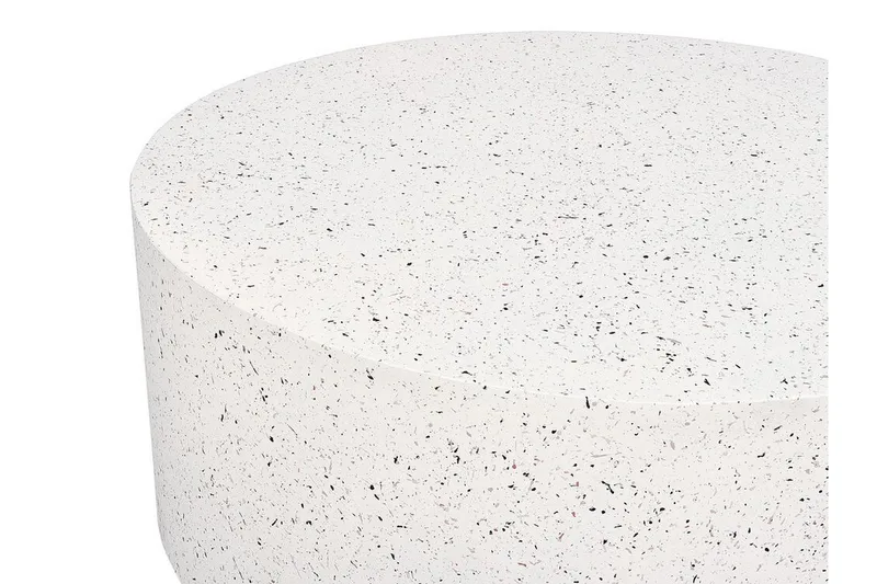 Bruder Sofabord 90 cm Rund - Hvid - Møbler - Borde - Sofabord