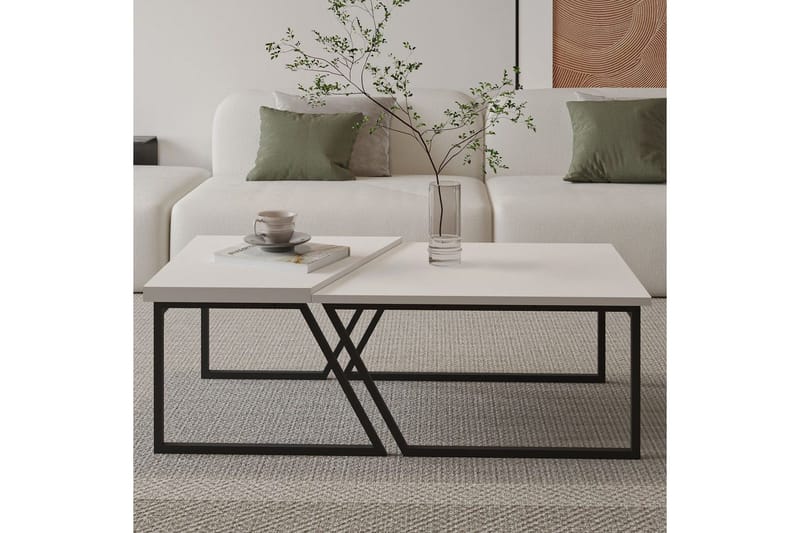 Bulskoll Sofabord 120 cm - Hvid - Møbler - Borde - Sofabord