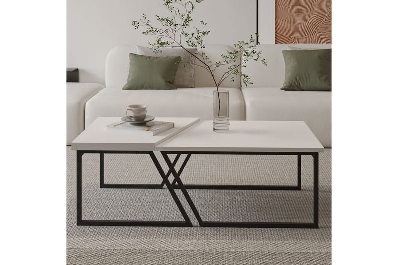 Bulskoll Sofabord 120 cm - Hvid - Møbler - Borde - Sofabord