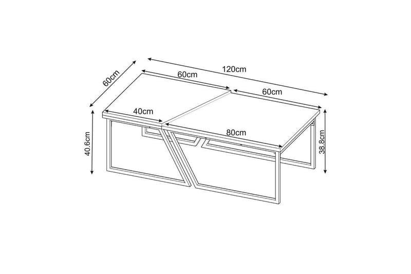 Bulskoll Sofabord 120 cm - Natur - Møbler - Borde - Sofabord