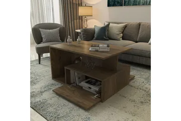 Bulvari Sofabord 90 cm - Valnød - Møbler - Borde - Sofabord