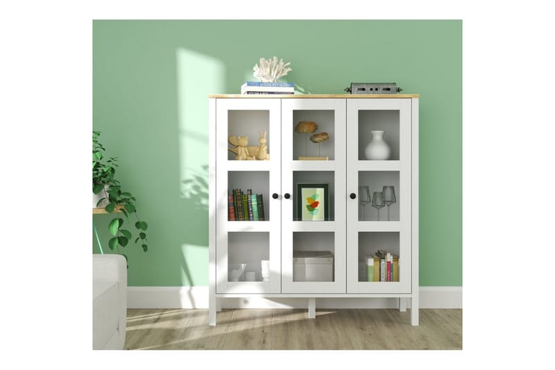 Cadrel Bogreol 112 cm - Natur/Hvid - Opbevaring - Hylder & Reoler - Bogreol