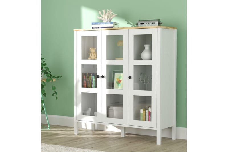 Cadrel Bogreol 112 cm - Natur/Hvid - Opbevaring - Hylder & Reoler - Bogreol