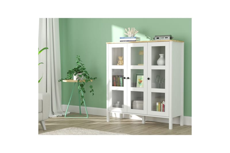 Cadrel Bogreol 112 cm - Natur/Hvid - Opbevaring - Hylder & Reoler - Bogreol