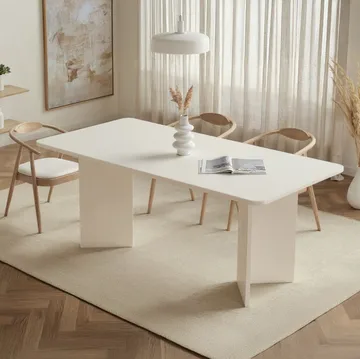 Cadron spisebord 180 cm rektangulært - Træ Hvid - Møbler - Borde - Spisebord og køkkenbord
