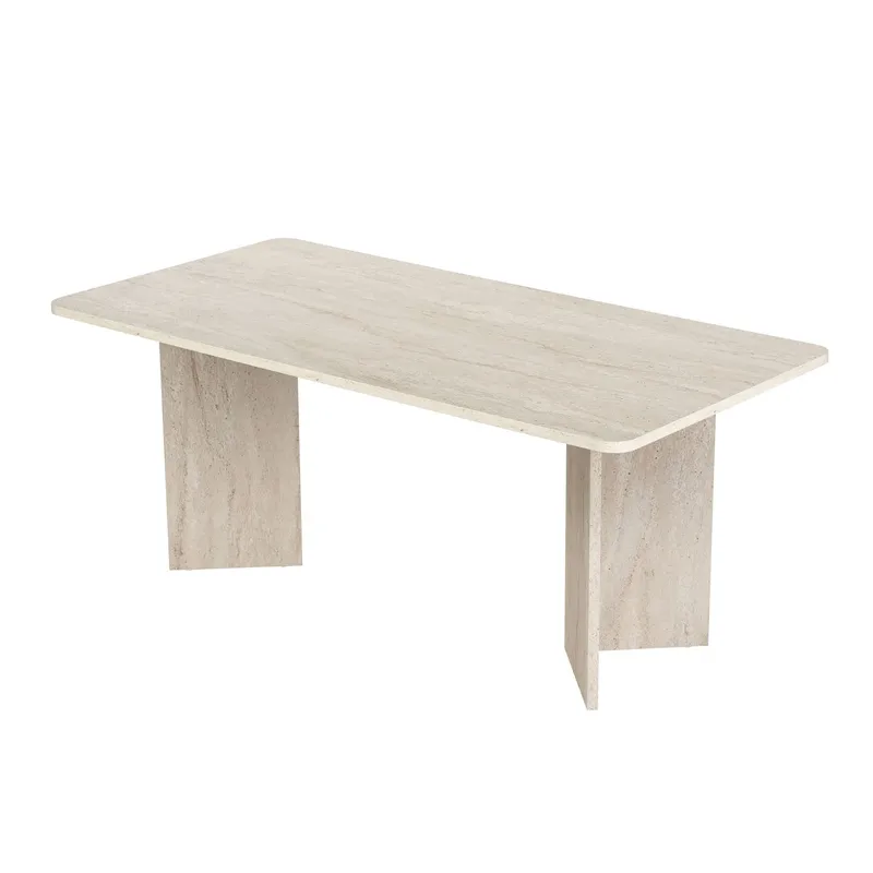Cadron spisebord 180 cm rektangulært - Travertin - Møbler - Borde - Spisebord og køkkenbord