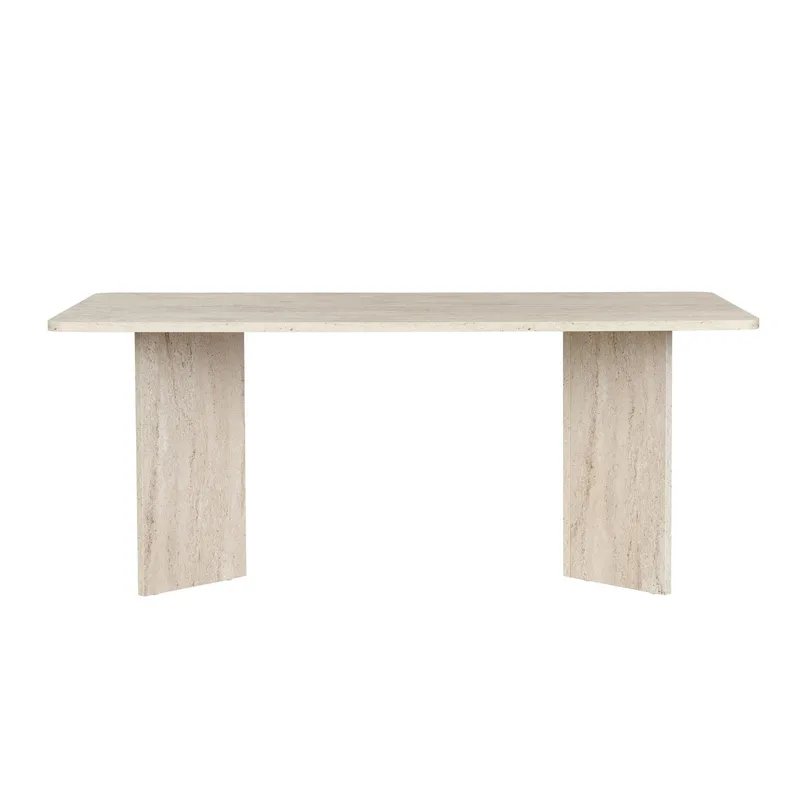 Cadron spisebord 180 cm rektangulært - Travertin - Møbler - Borde - Spisebord og køkkenbord