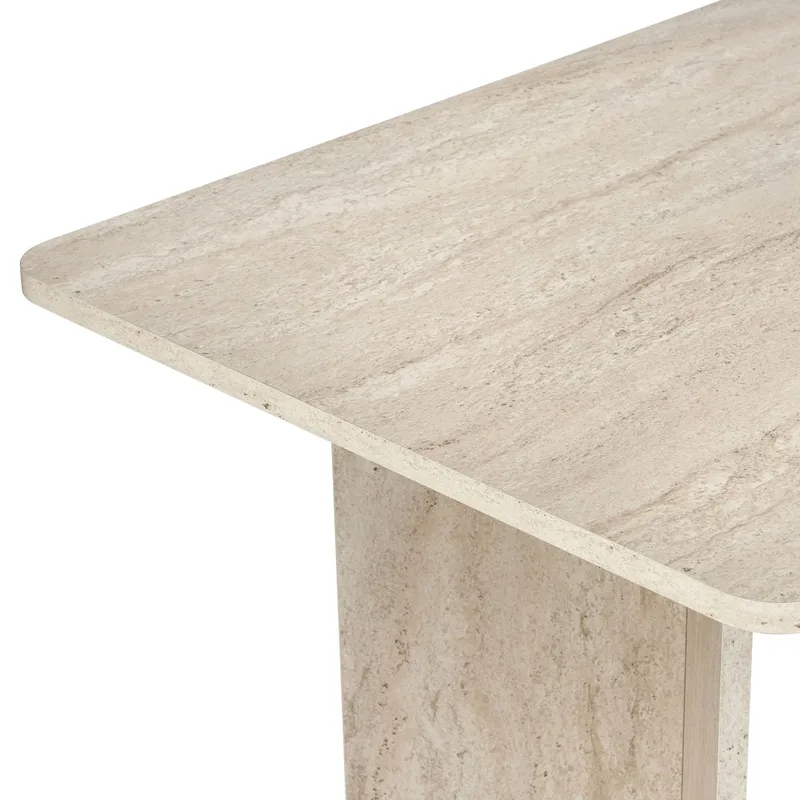 Cadron spisebord 180 cm rektangulært - Travertin - Møbler - Borde - Spisebord og køkkenbord