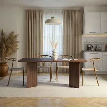 Cadron spisebord 180 cm rektangulært - Valnød - Møbler - Borde - Spisebord og køkkenbord