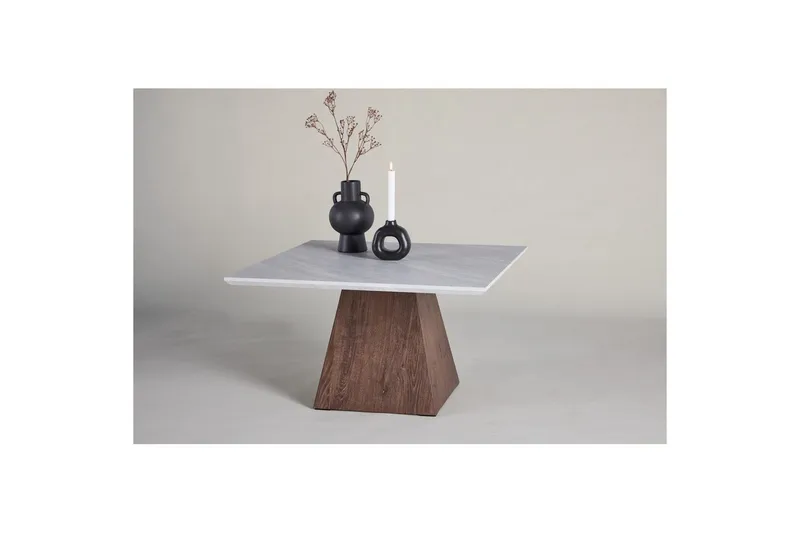 Cael Sofabord 80X80 Cm - Lysegrå - Møbler - Borde - Sofabord