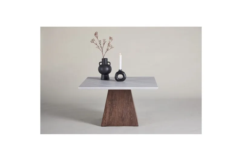 Cael Sofabord 80X80 Cm - Lysegrå - Møbler - Borde - Sofabord