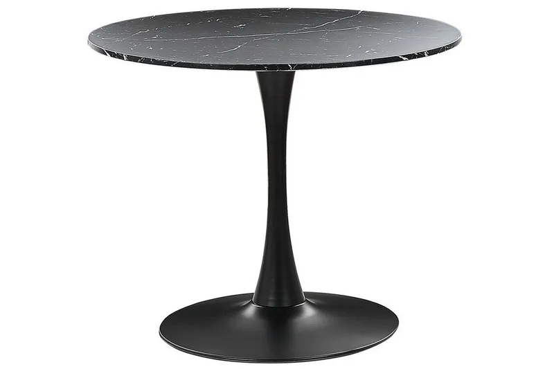 Calmar Spisebord 90 cm Rund, Sort