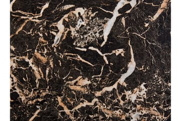 Calmar Spisebord 90x74 cm Rund - Sort/Guld - Møbler - Borde - Spisebord og køkkenbord