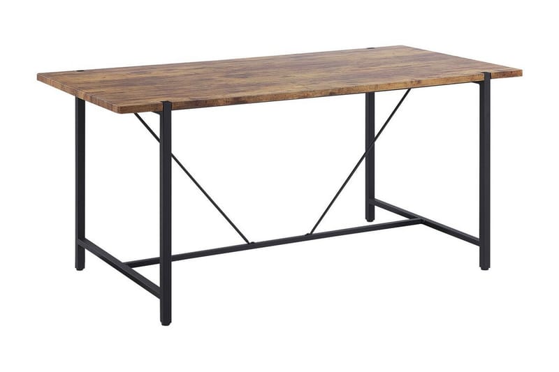 Carbo Spisebord 80x160 cm - Mørkebrun/Sort - Møbler - Borde - Spisebord og køkkenbord