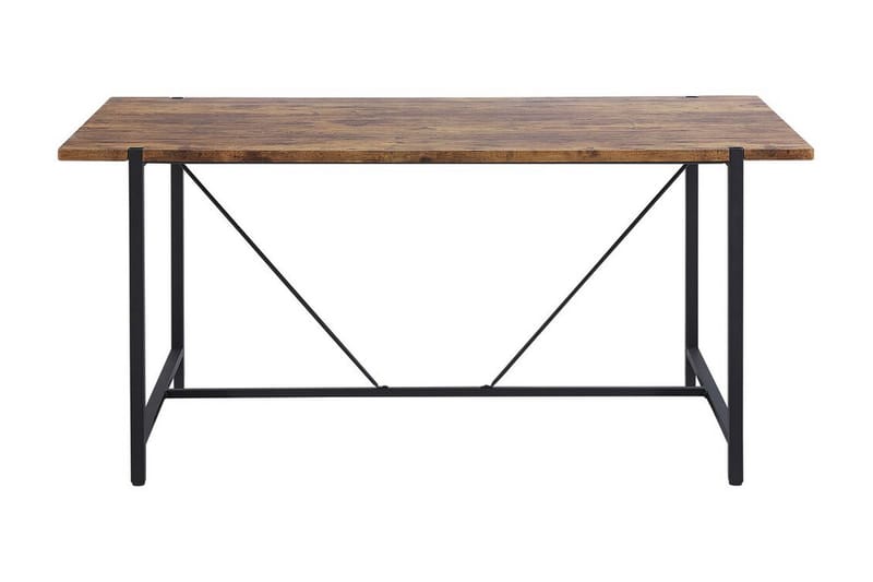 Carbo Spisebord 80x160 cm - Mørkebrun/Sort - Møbler - Borde - Spisebord og køkkenbord