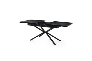 Cassel Spisebord 160 cm Rektangulær - Sort/Hvid - Møbler - Borde - Spisebord og køkkenbord