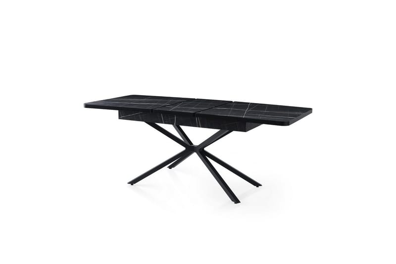 Cassel Spisebord 160 cm Rektangulær - Sort/Hvid - Møbler - Borde - Spisebord og køkkenbord